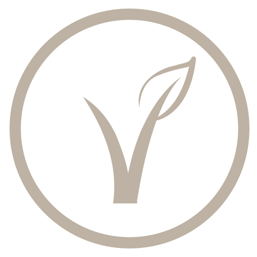 vegan logo beige