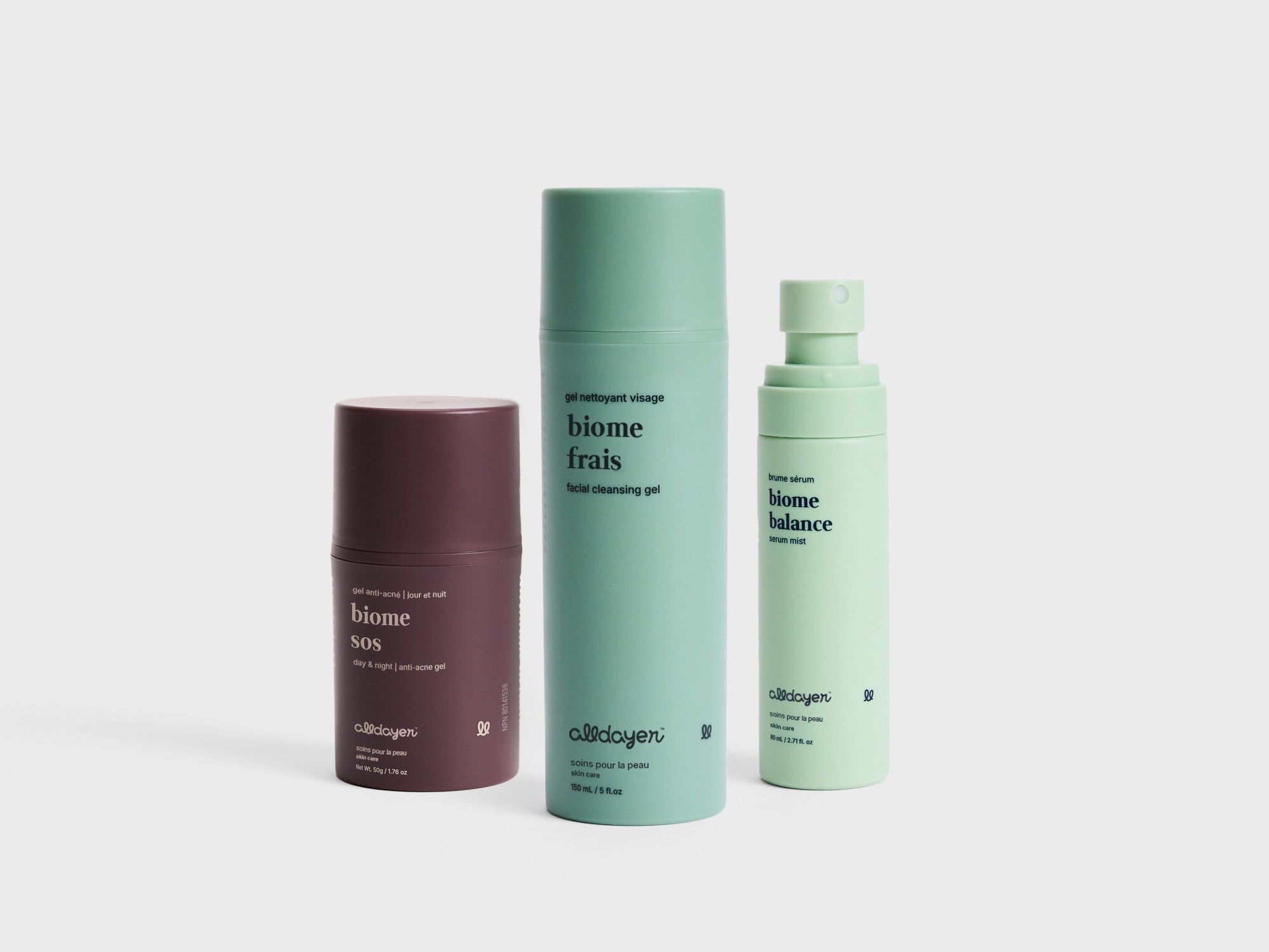 Image of sos skincare set by alldayer